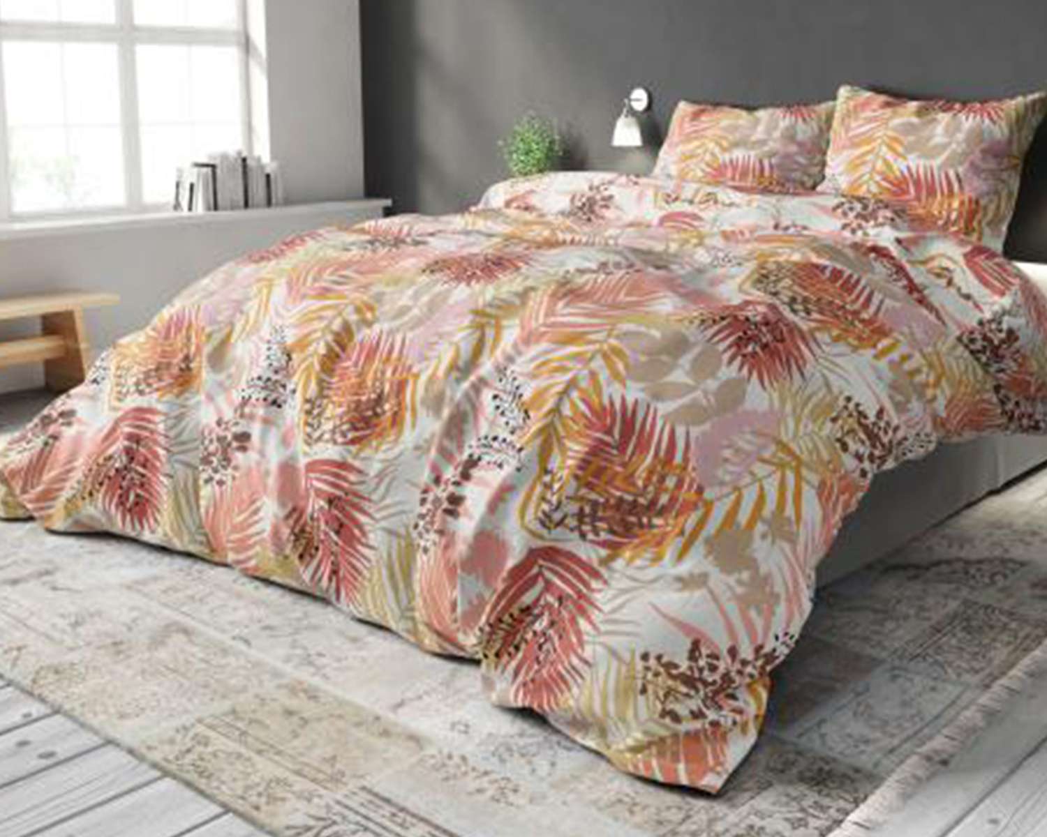 Dekbedovertrek Gebladerte hoek Dekbedovertrek Gebladerte hoek