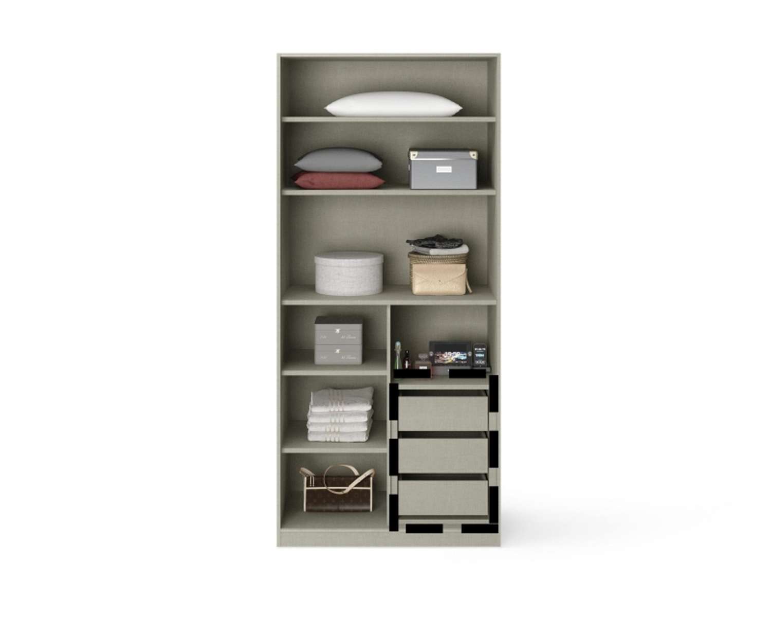 Ladenblok smal softclose in kast Ladenblok smal softclose in kast