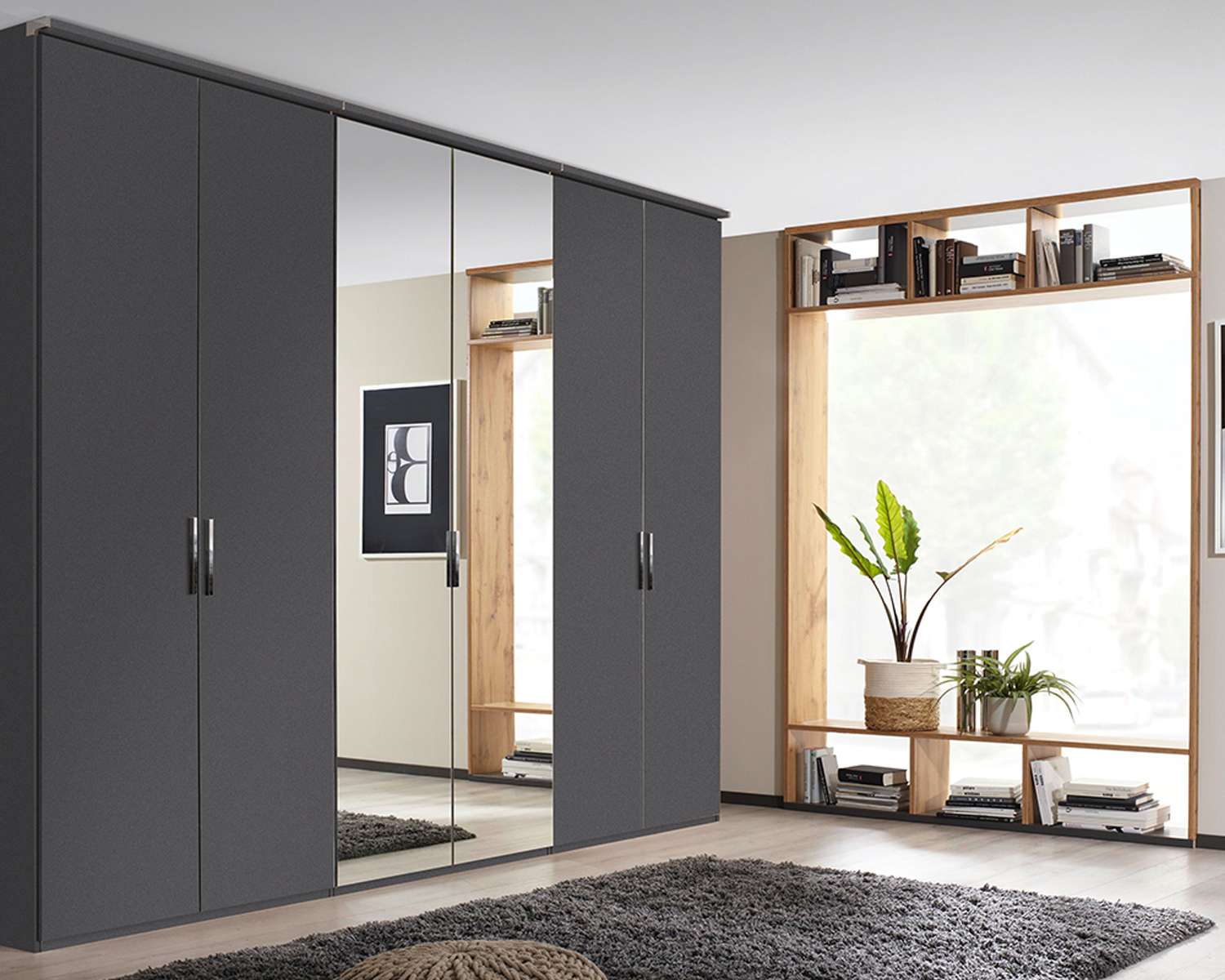 Draaideurkast Royal Modern grafiet Draaideurkast Royal Modern grafiet