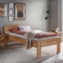 Eiken houten bed op comforthoogte