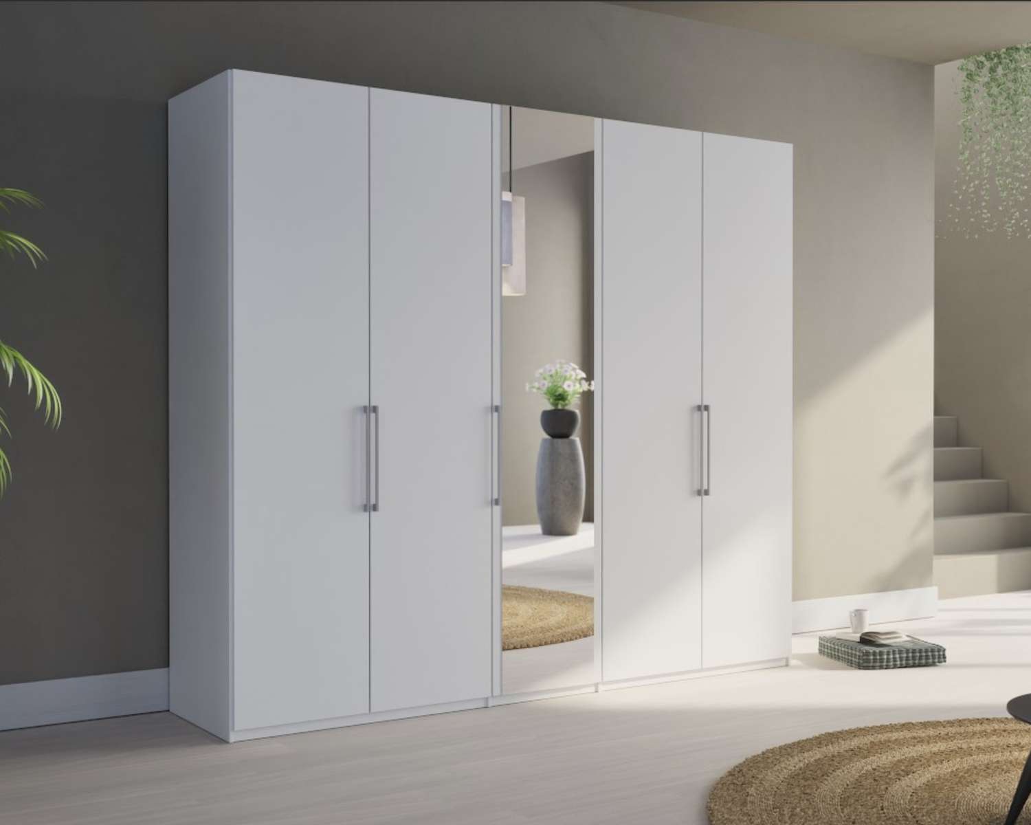 Room witte draaideurkast Easyline