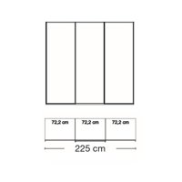 3 deurs - 225cm