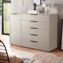 Grote combi commode champagne