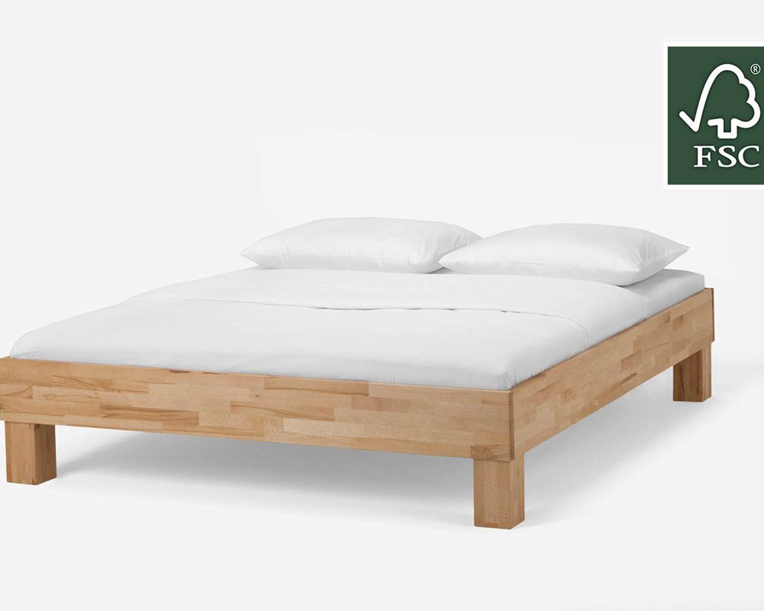 Beuken geolied houten bed Sjors Beuken geolied houten bed Sjors
