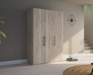 Eiken kleur klerenkast