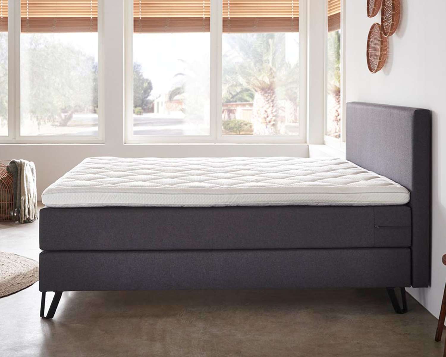 Boxspring Dorian zijkant Boxspring Dorian zijkant