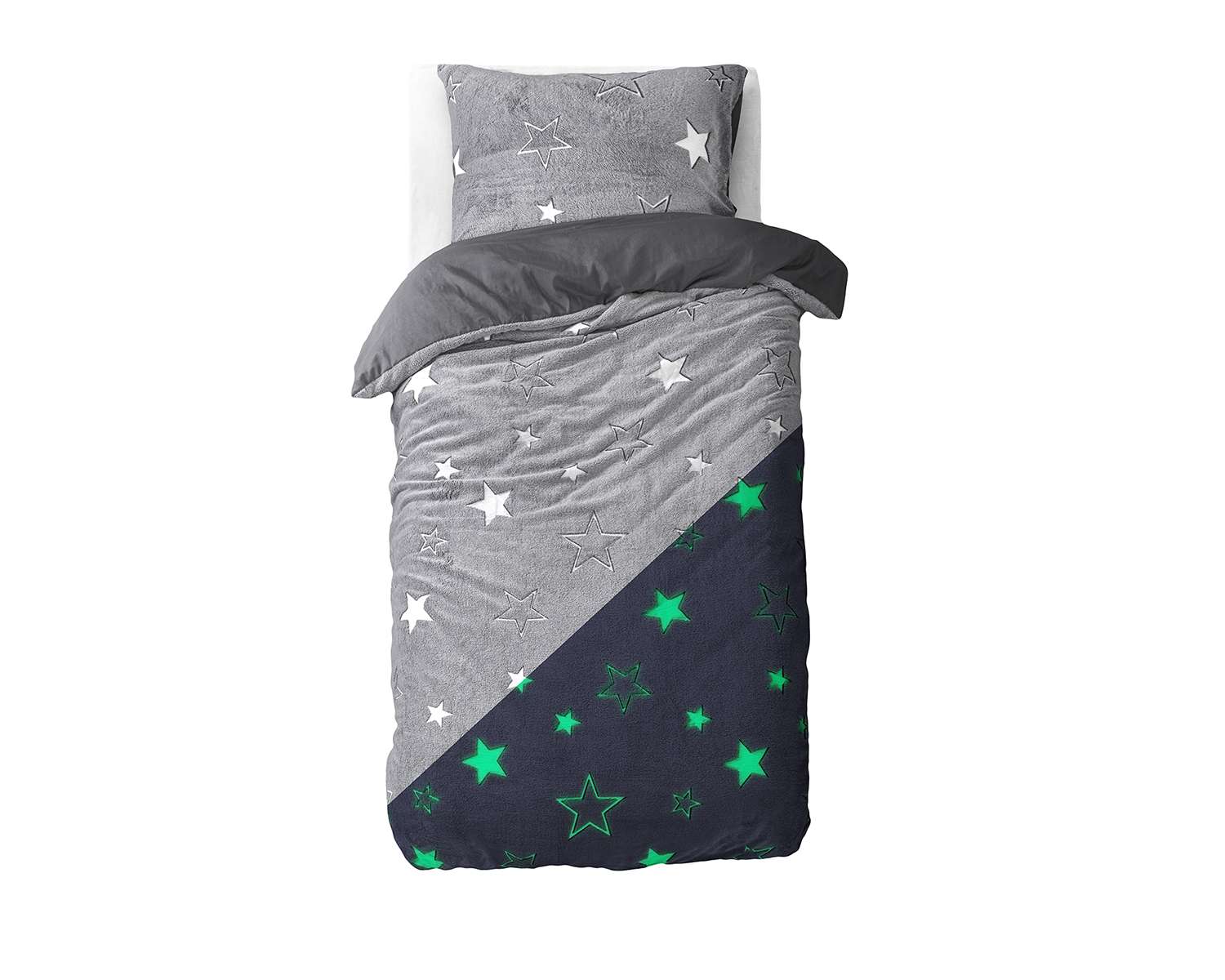 Sterretjes dekbedovertrek glow in the dark Sterretjes dekbedovertrek glow in the dark