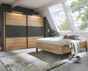 Tweepersoonsbed Minimal met kast