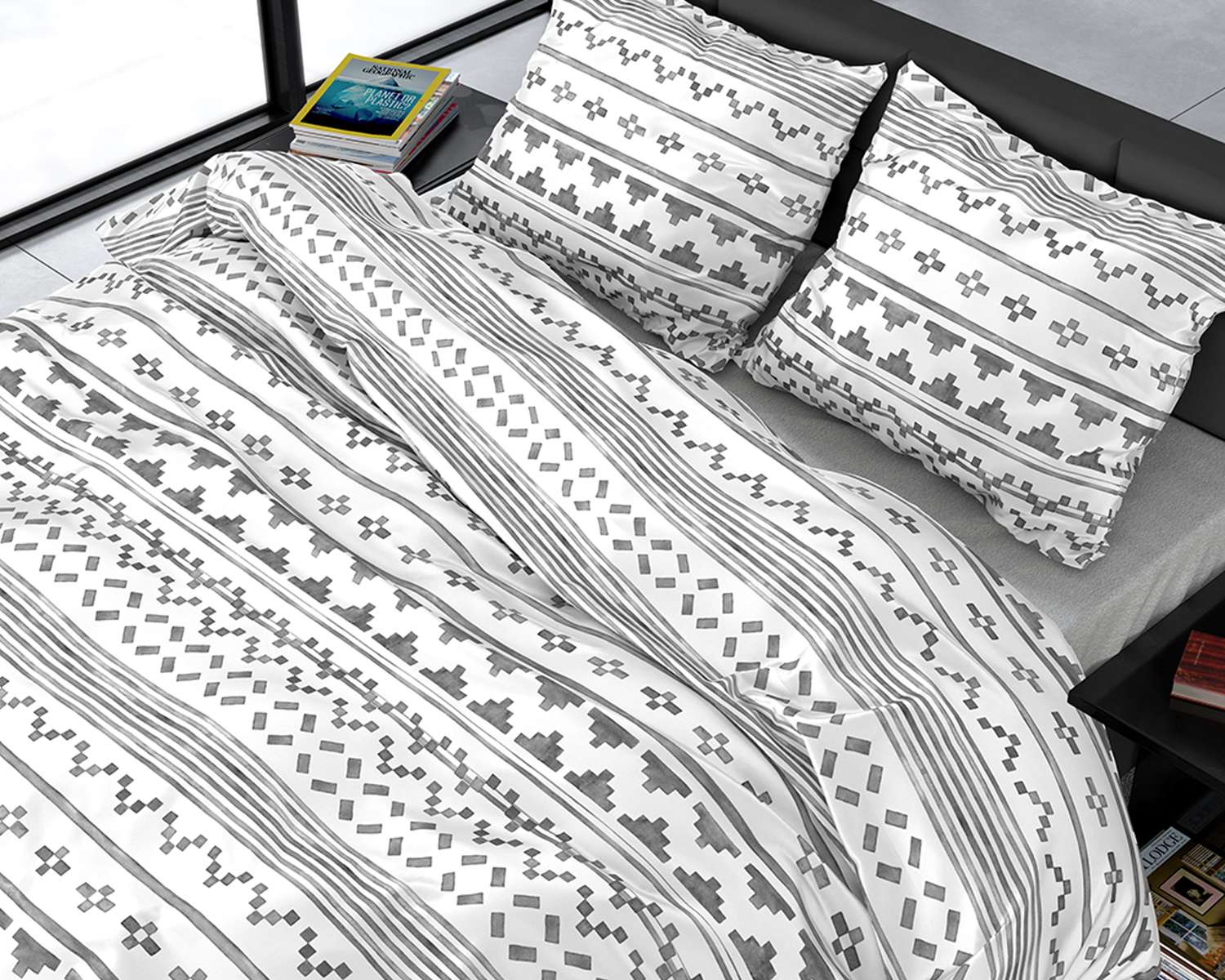 voorbeeld product dekbedovertrek - van boven