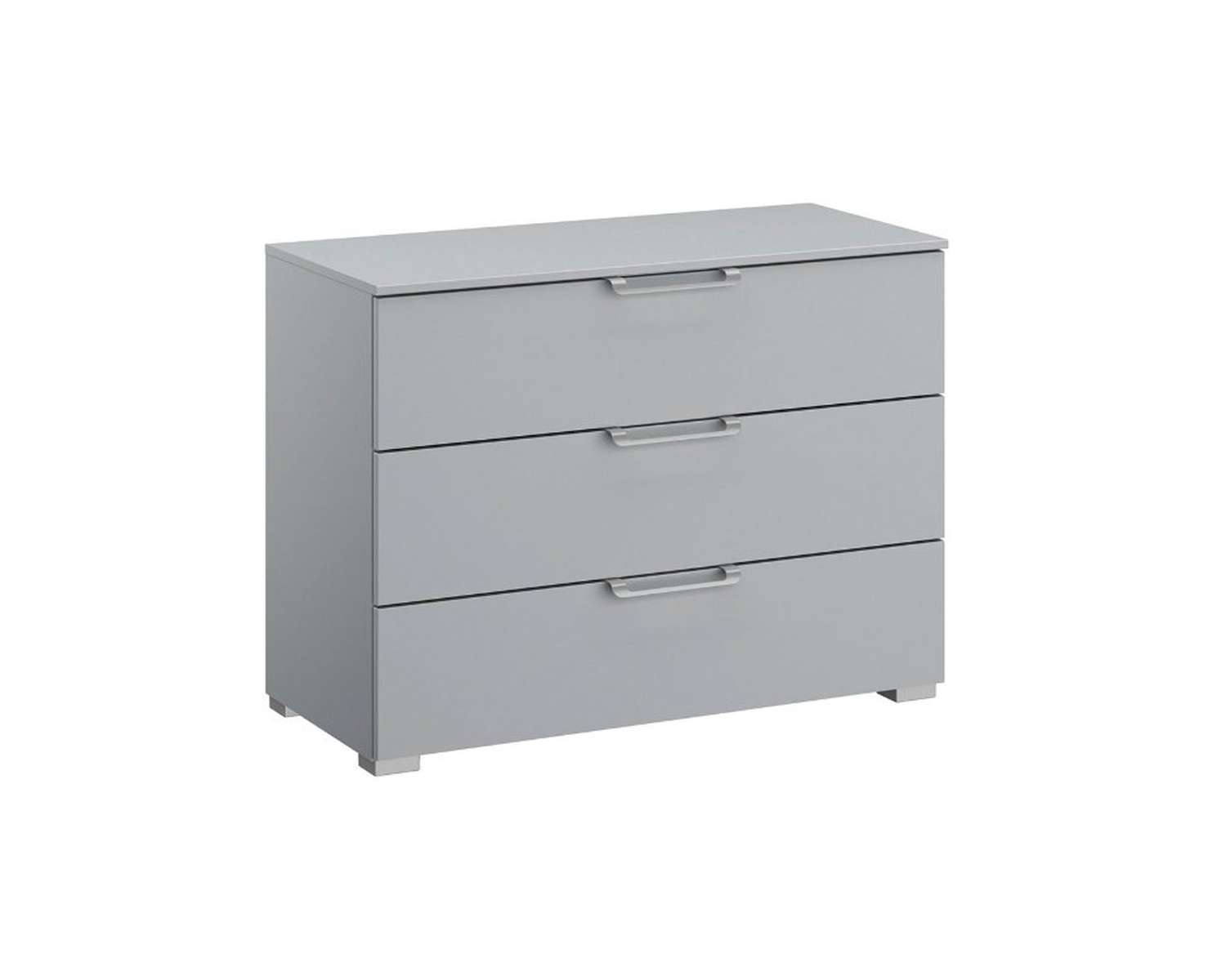 Zijde grijs ladencommode 3 laden