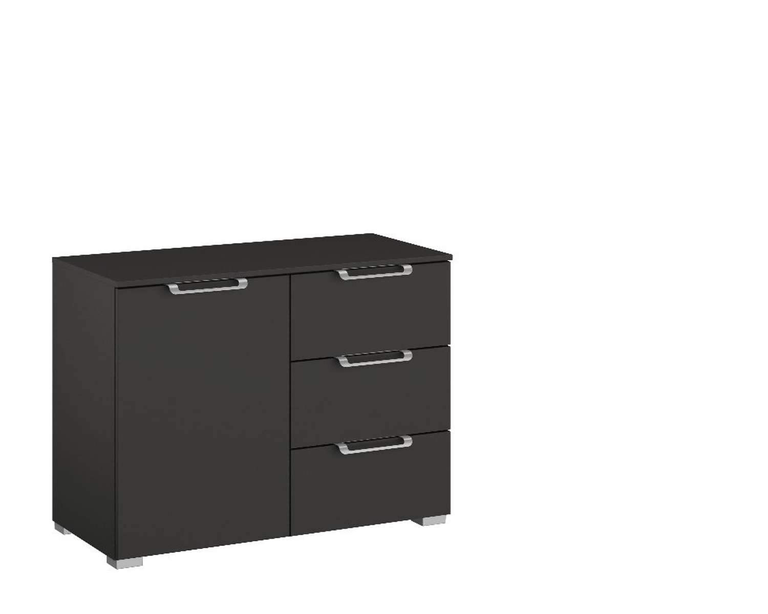 Combicommode grafiet met laden en deur