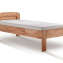 Seniorenbed met een laag voeteneind in massief hout beuken