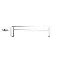 Hoogte tot bovenkant bedzijde 45cm (comforthoogte)
