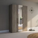 Havanna eiken / donkere houtkleur klerenkast