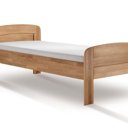 Eiken houten bed op 47cm hoog