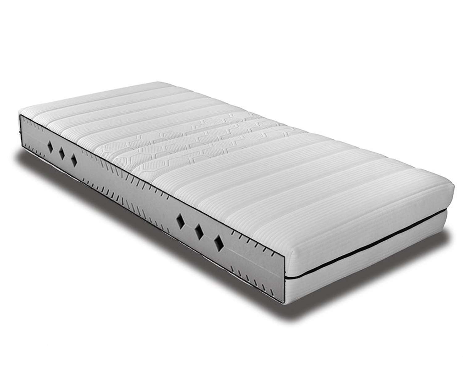 Hoogwaardig matras DemPur met extra schouder comfortzone voor zijslapers Hoogwaardig matras DemPur met extra schouder comfortzone voor zijslapers