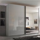 Royal Line met zijde grijs glas deur en spiegeldeur