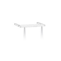 Bovenlijst 75cm breed met 2 spotverlichting