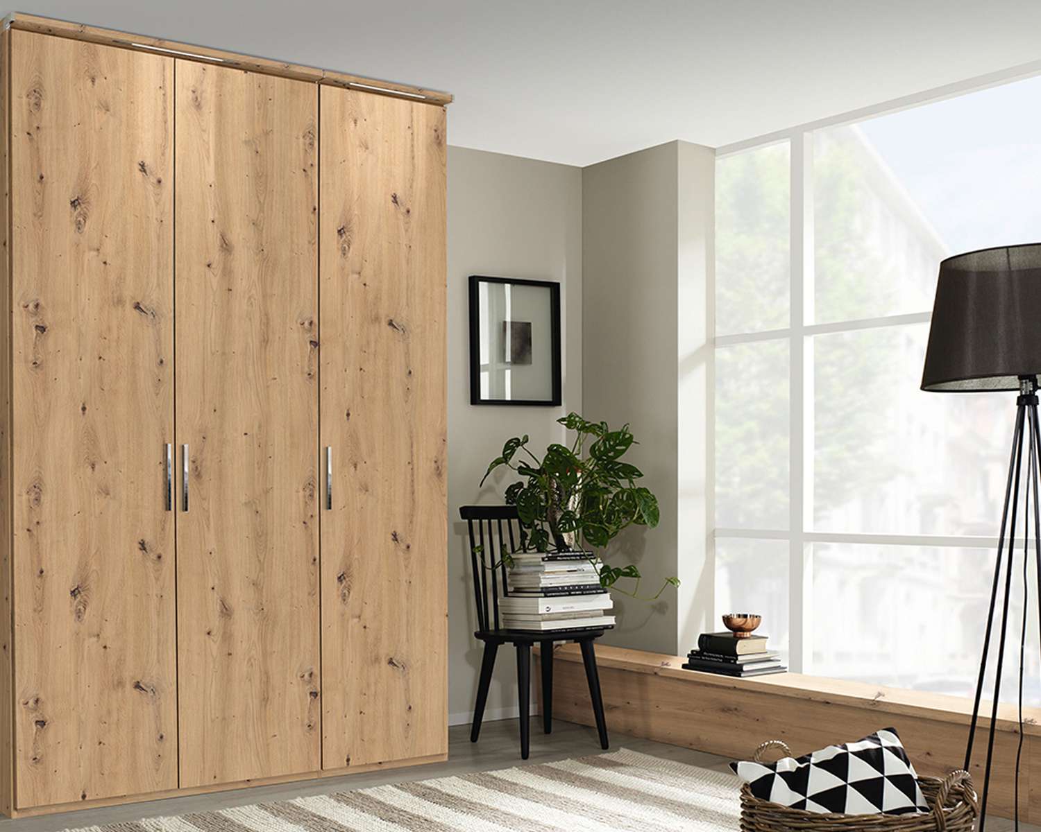 Draaideurkast Royal Modern artisan eiken 3drs Draaideurkast Royal Modern artisan eiken 3drs