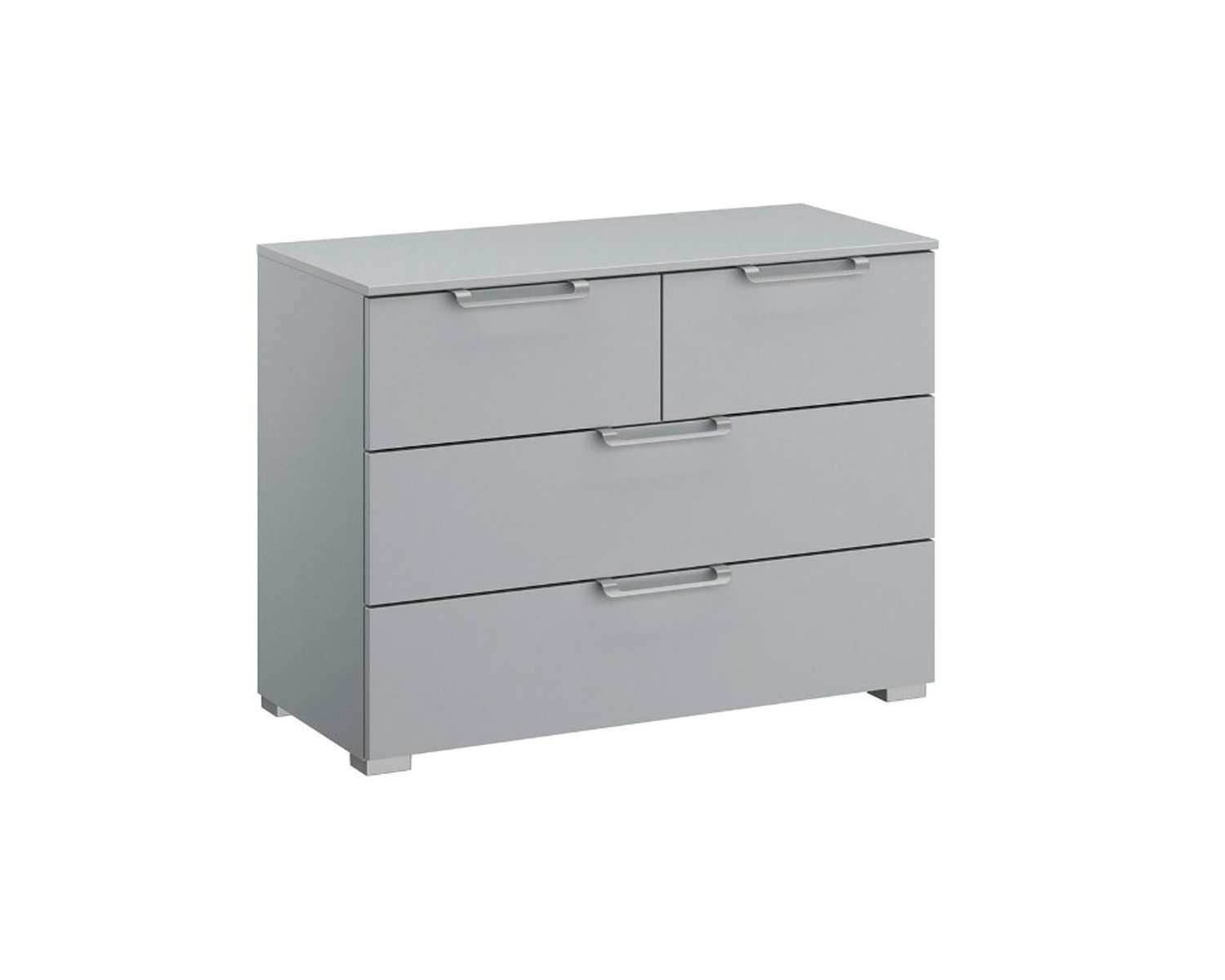 Zijde grijze ladencommode 80cm breed