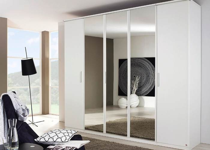 Draaideurkast Royal Modern met 3 spiegeldeuren