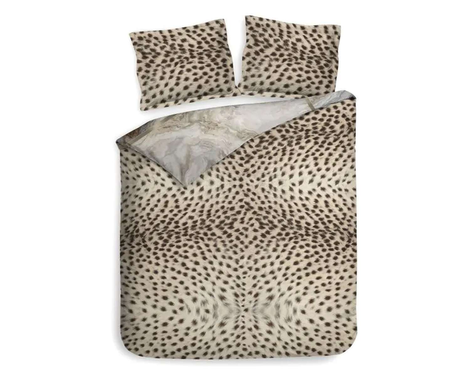 Dekbedovertrek Marmer en panter kant 2 Dekbedovertrek Marmer en panter kant 2
