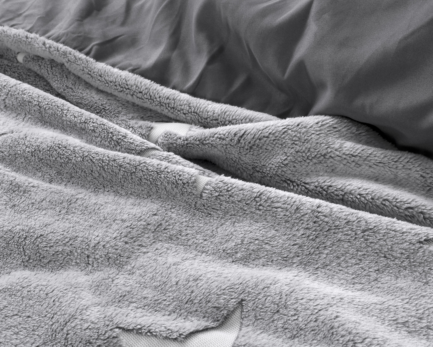 Kinder dekbedovertrek fleece detail Kinder dekbedovertrek fleece detail