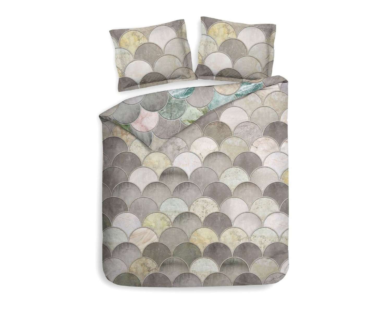 Dekbedovertrek Marmeren boogjes achterkant Dekbedovertrek Marmeren boogjes achterkant