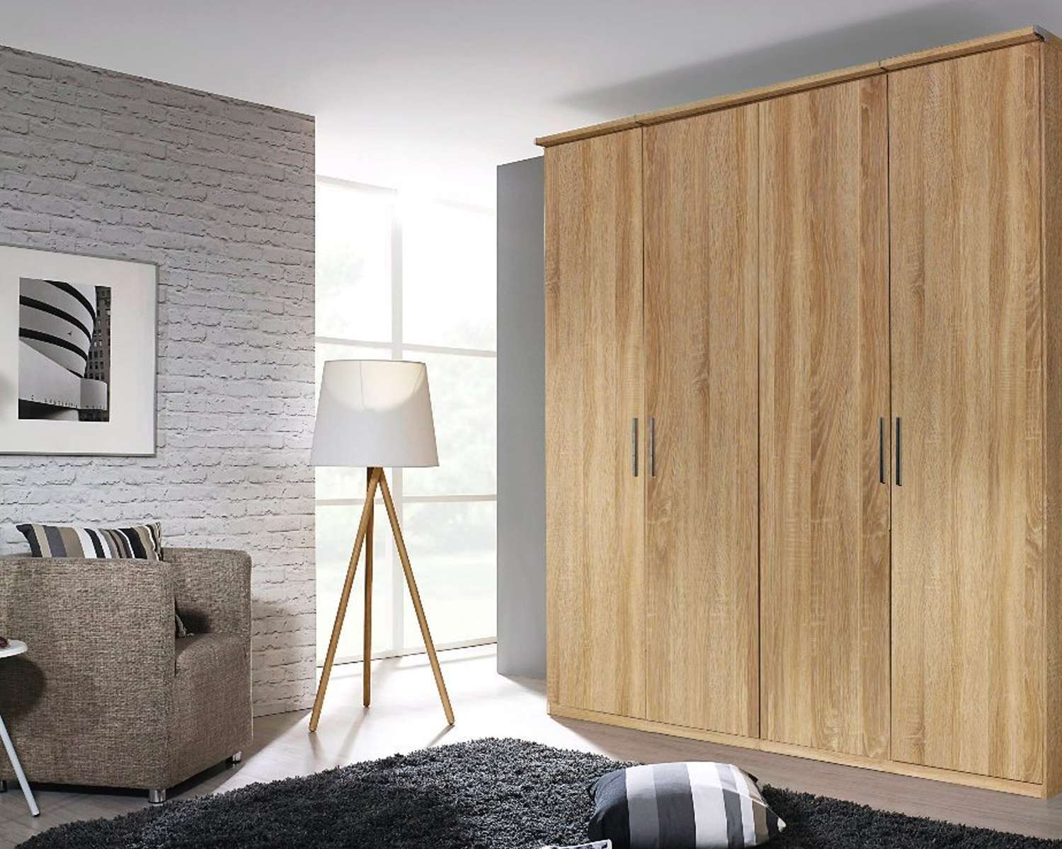 Draaideurkast Royal Modern zand eiken Draaideurkast Royal Modern zand eiken