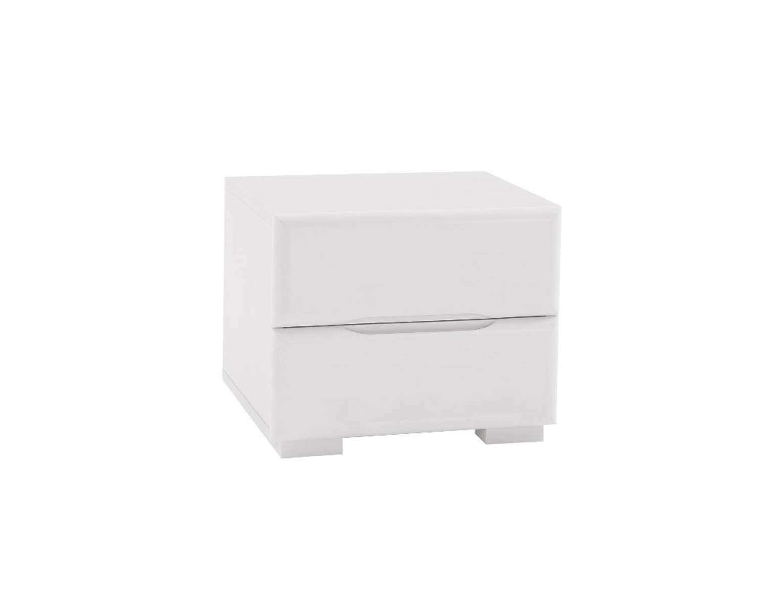 Nachtkastje beuken wit gebeitst Nachtkastje beuken wit gebeitst