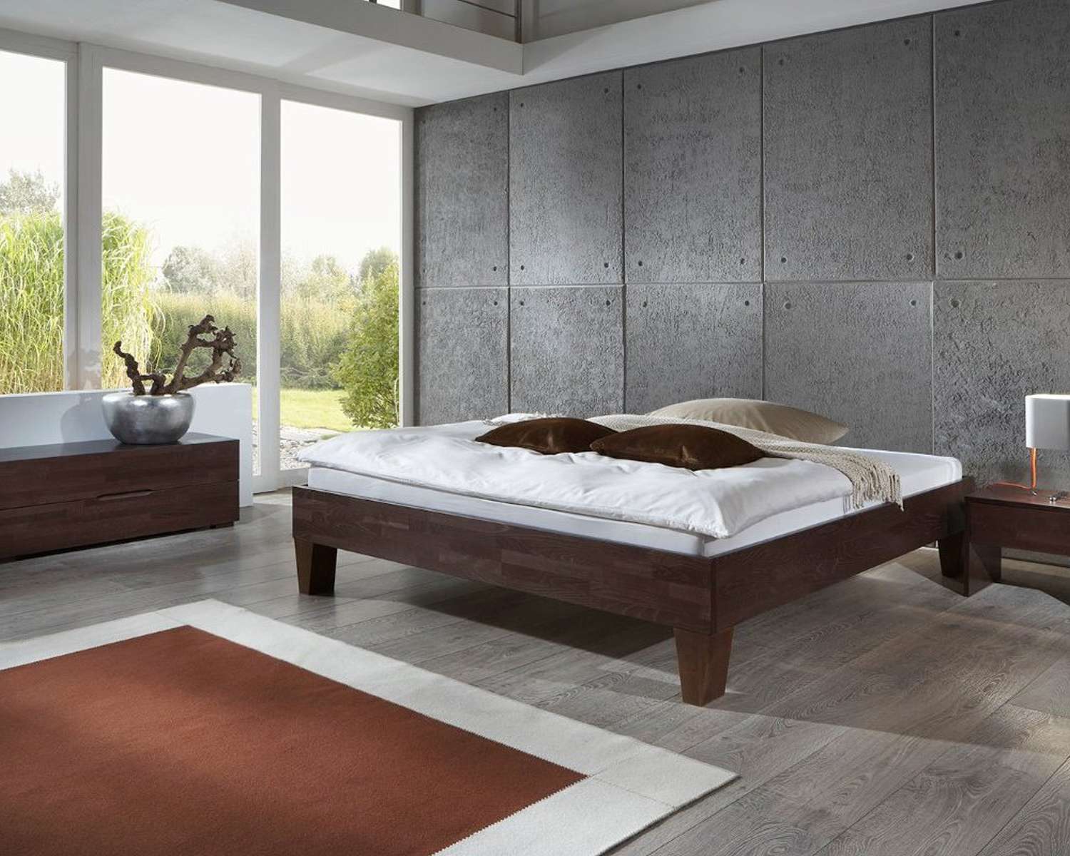 Houten bed Sjors wenge Houten bed Sjors wenge