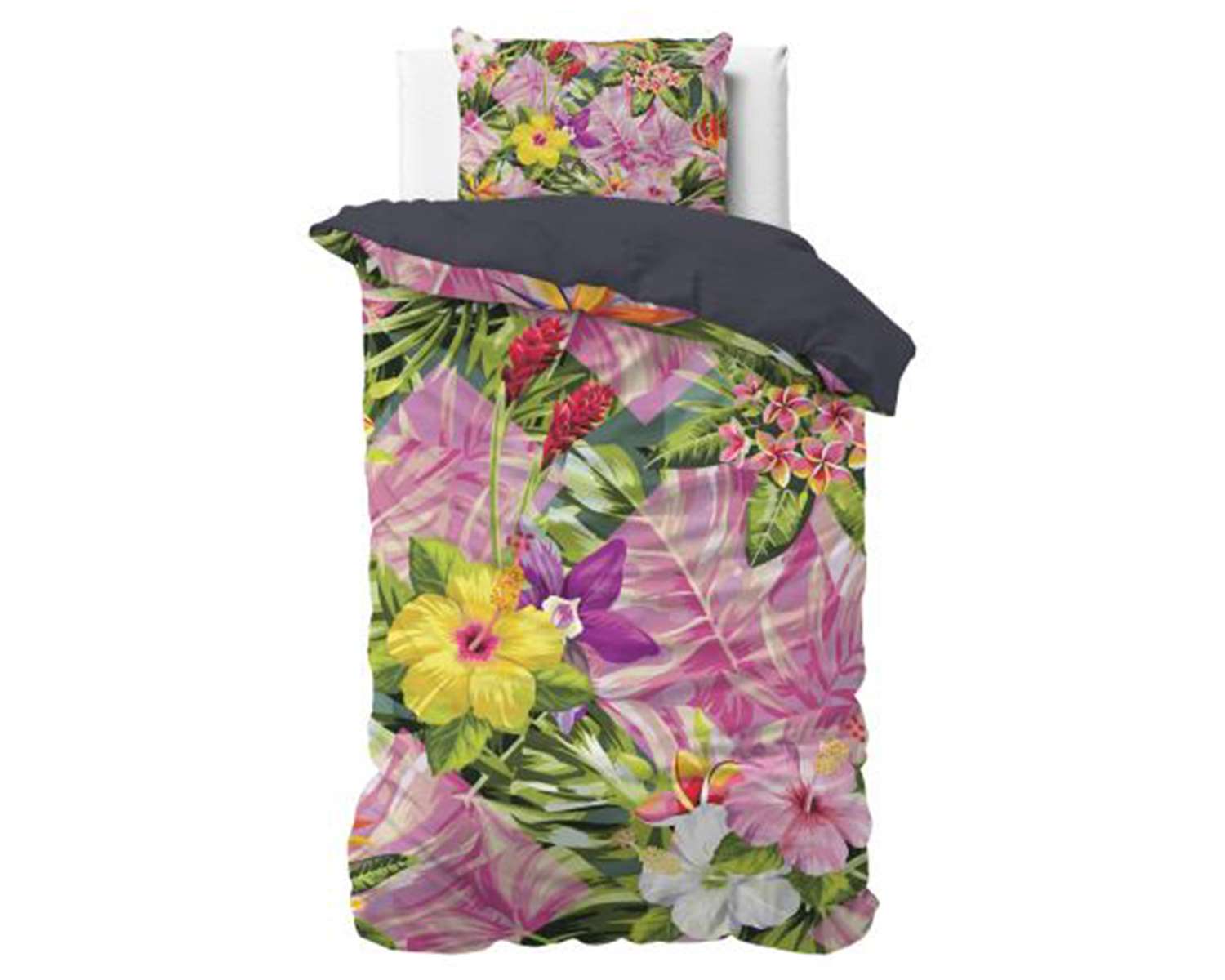 Dekbedovertrek Flora 1 persoons Dekbedovertrek Flora 1 persoons