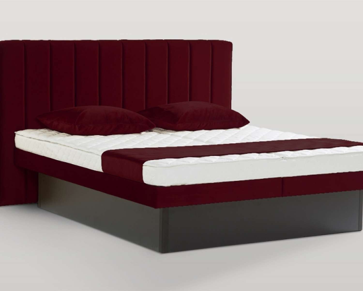 Softside waterbed Elite bordeaux rood