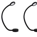 Deluxe lampenset zwart