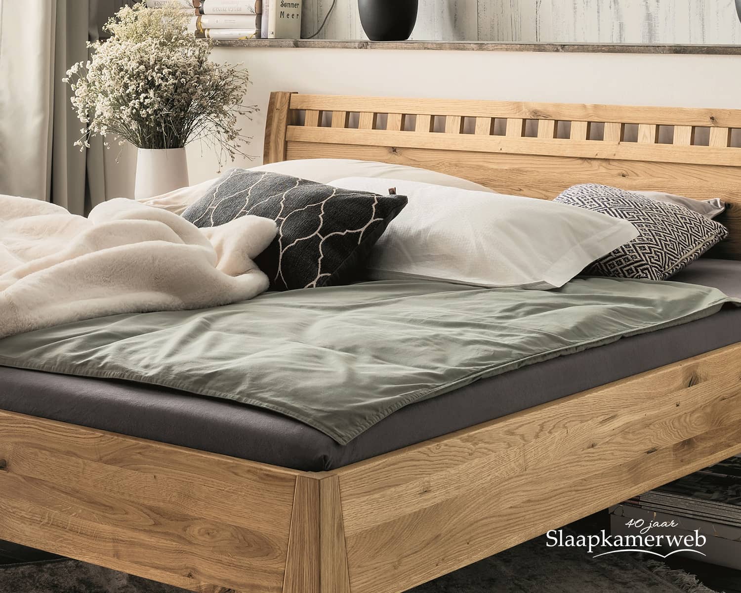 Bed eiken landelijk Bed eiken landelijk