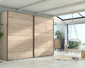 Easyline zweefdeurkast zand eiken licht 300x217cm