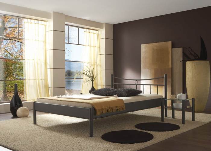 tweepersoons metalen bed Svenja
