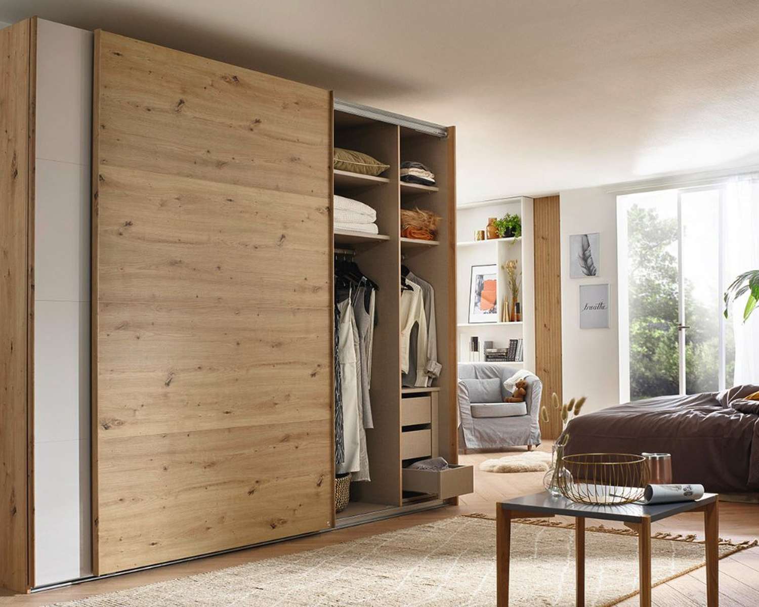 Royal Line open Artisan eiken met zacht grijs hoogglans Royal Line open Artisan eiken met zacht grijs hoogglans