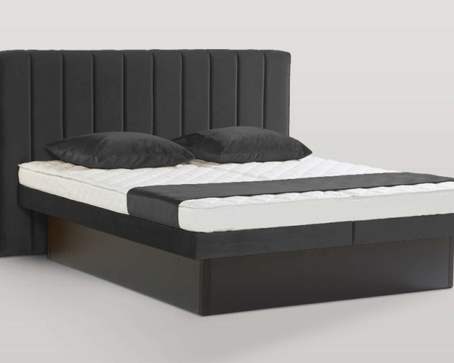 Softside waterbed Split Deluxe antraciet