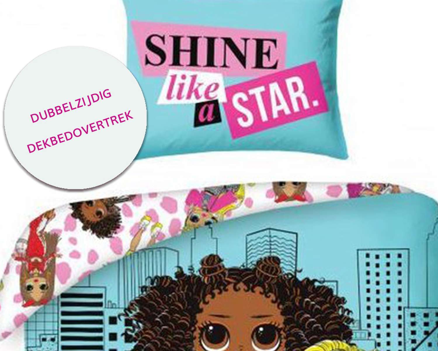 Kinder dekbedovertrek L.O.L. Surprise! detail