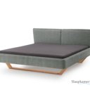 Groen stoffen bed