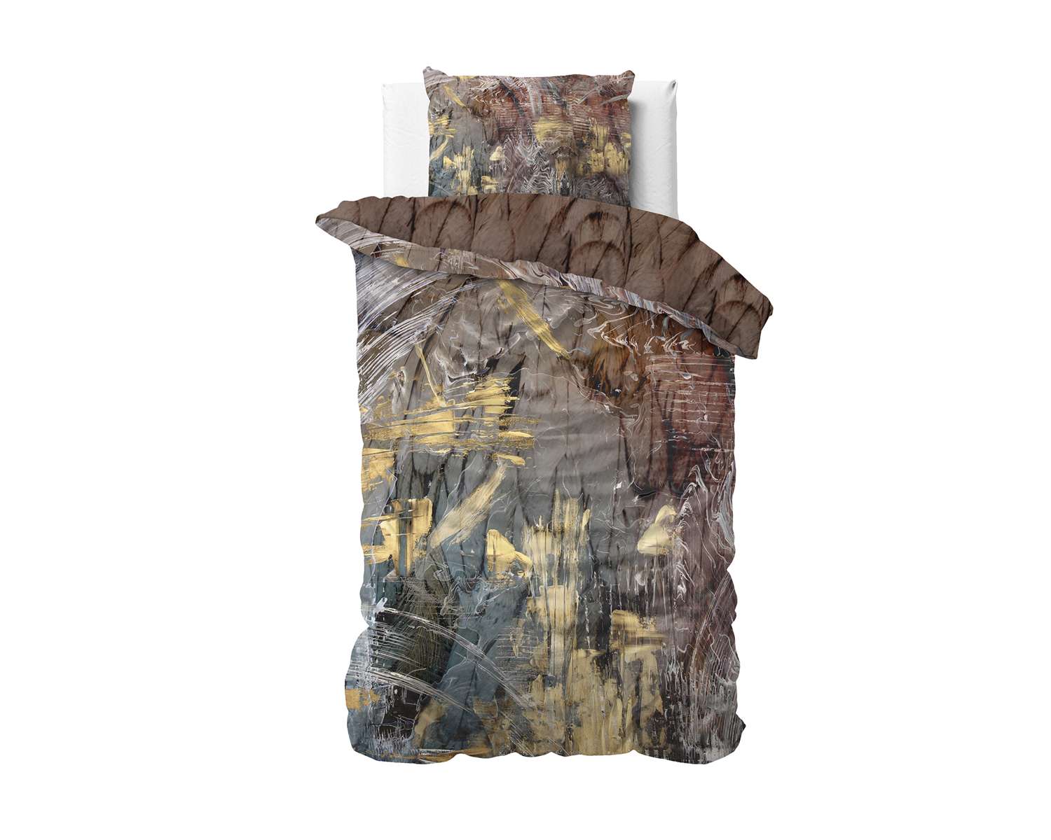 Eenpersoons dekbedovertrek Verfexplosie Eenpersoons dekbedovertrek Verfexplosie