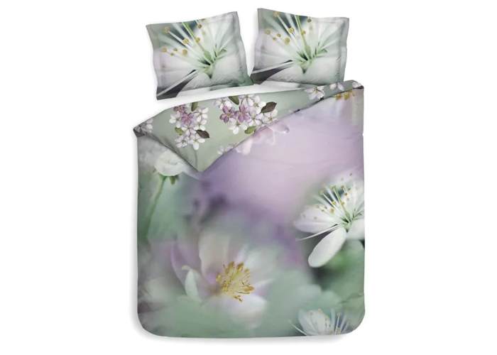 Dekbedovertrek Bloemen in pastel