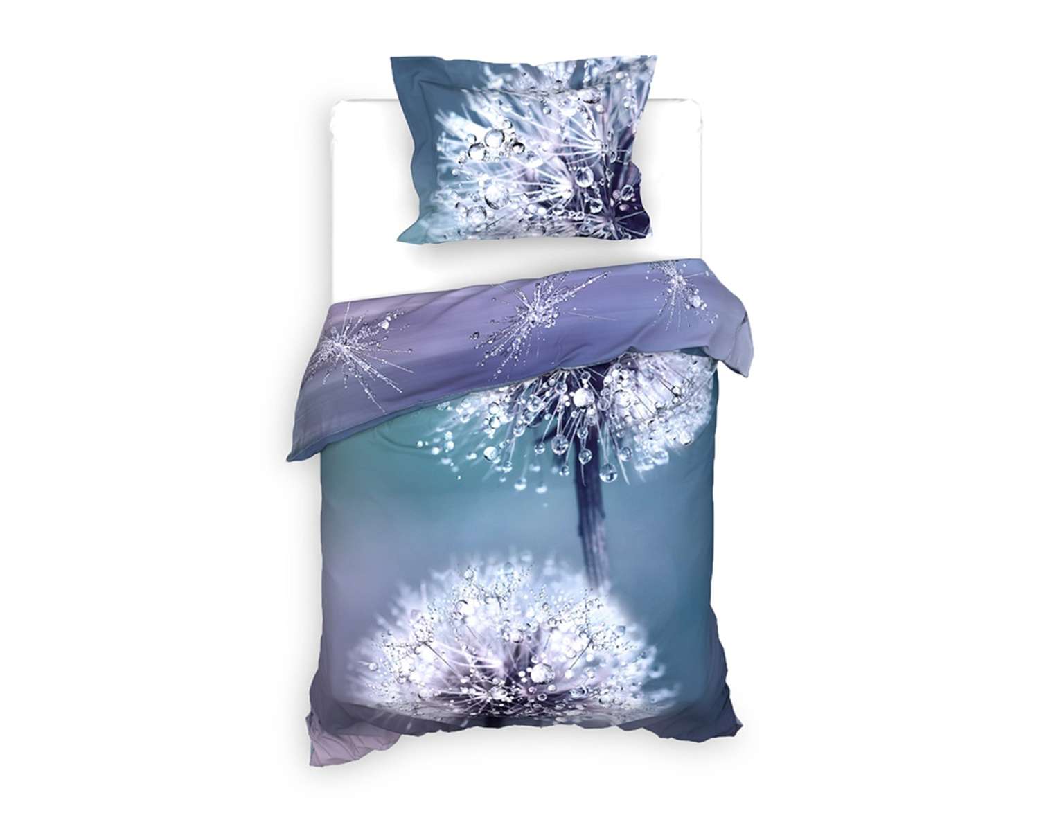 Dekbedovertrek Paardebloem in de dauw 1pers Dekbedovertrek Paardebloem in de dauw 1pers