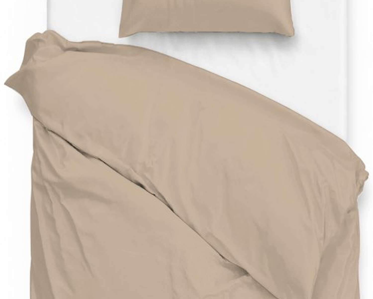 1 persoon dekbedovertrek uni zand 1 persoon dekbedovertrek uni zand