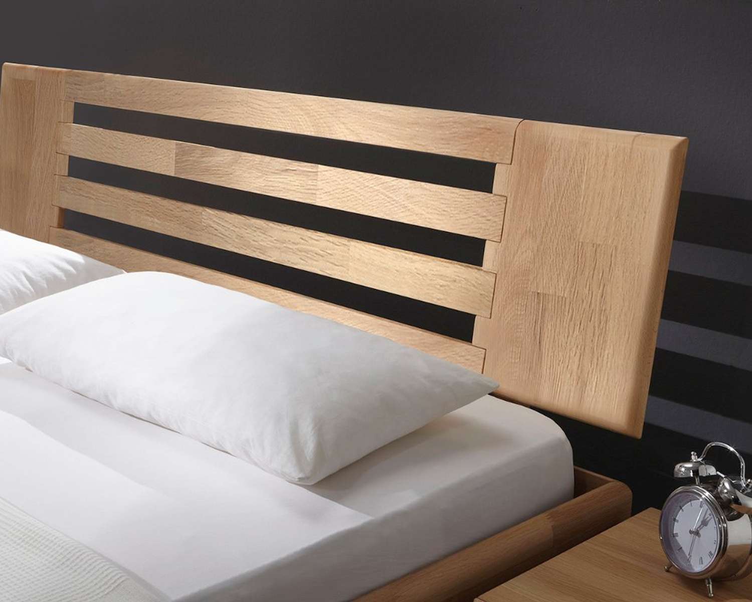 Hoofdbord houten bed Max wild eiken geolied Hoofdbord houten bed Max wild eiken geolied