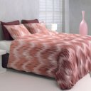 Dekbedovertrek Terra wave op bed
