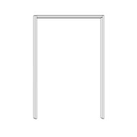 Bianco eiken sierlijst