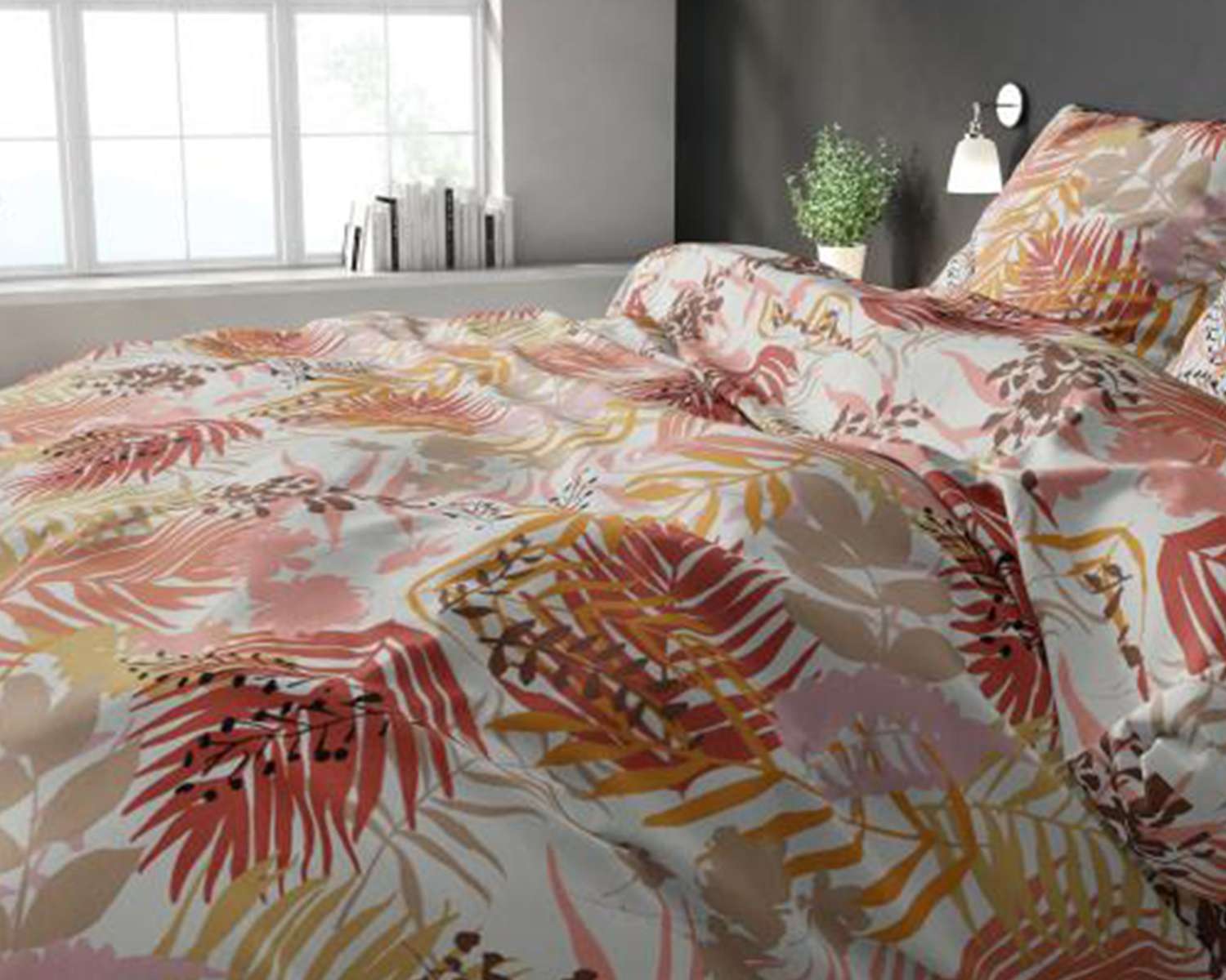 Dekbed overtrek Gebladerte zijkant Dekbed overtrek Gebladerte zijkant