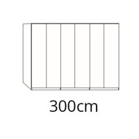 300cm breed 6 deuren